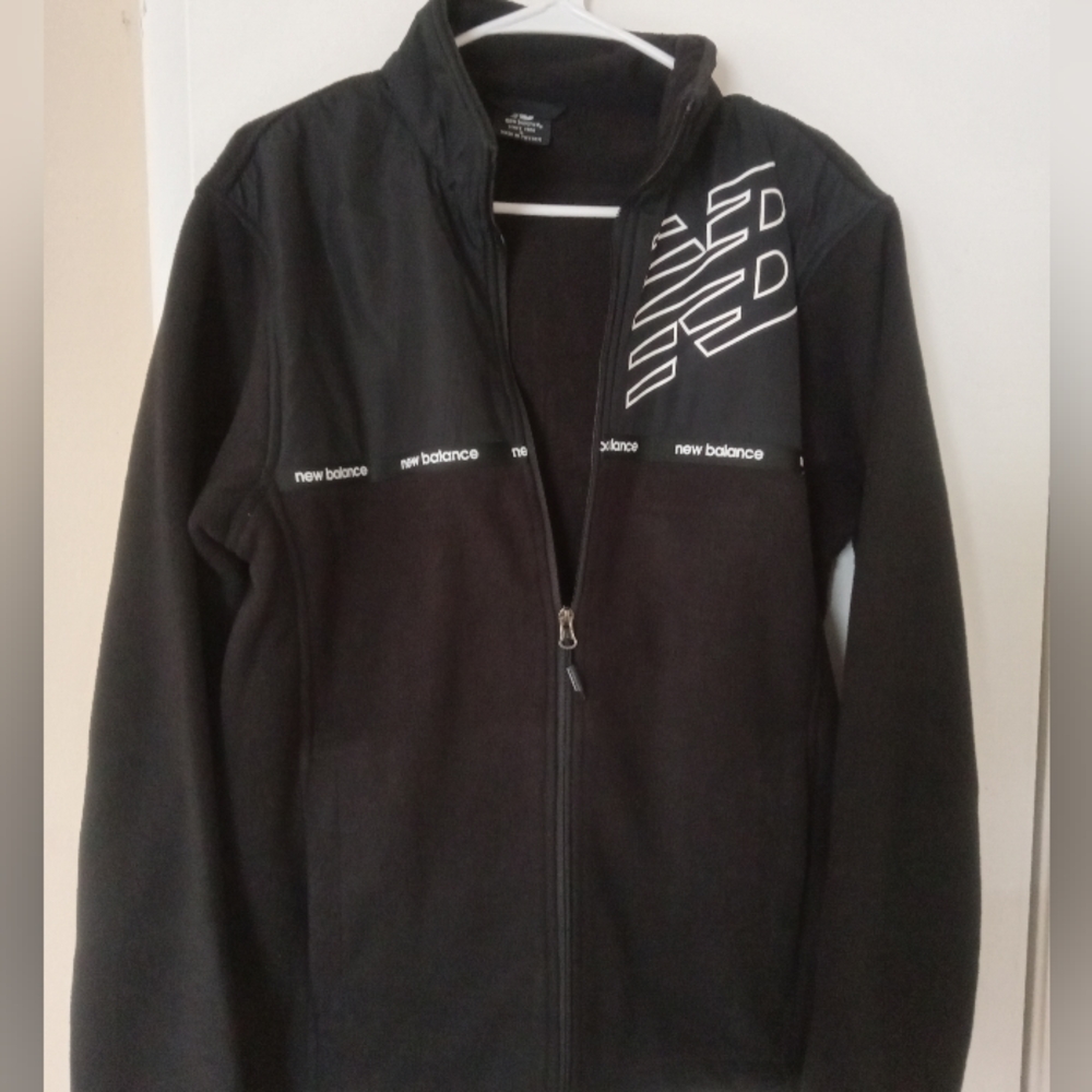 Black New Balance jacket lightweight and insulated